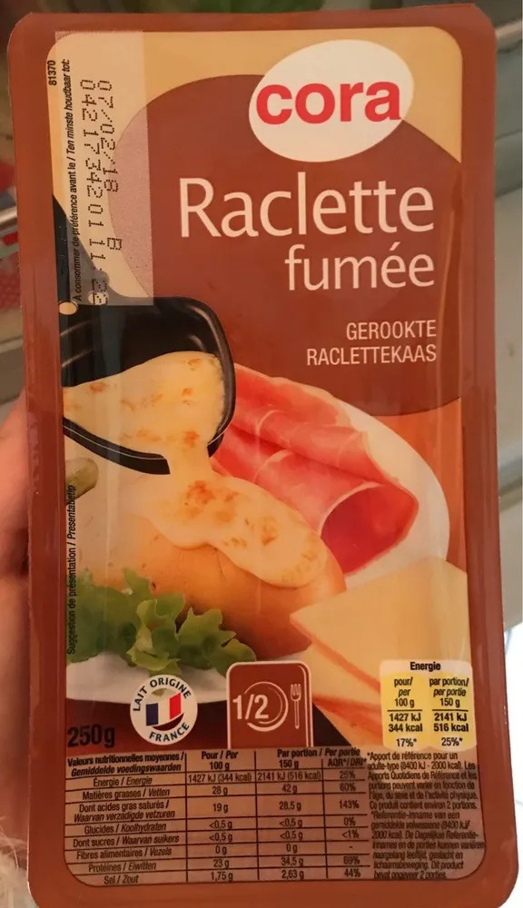 Raclette fumée