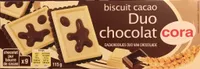 Biscuit cacao duo chocolat