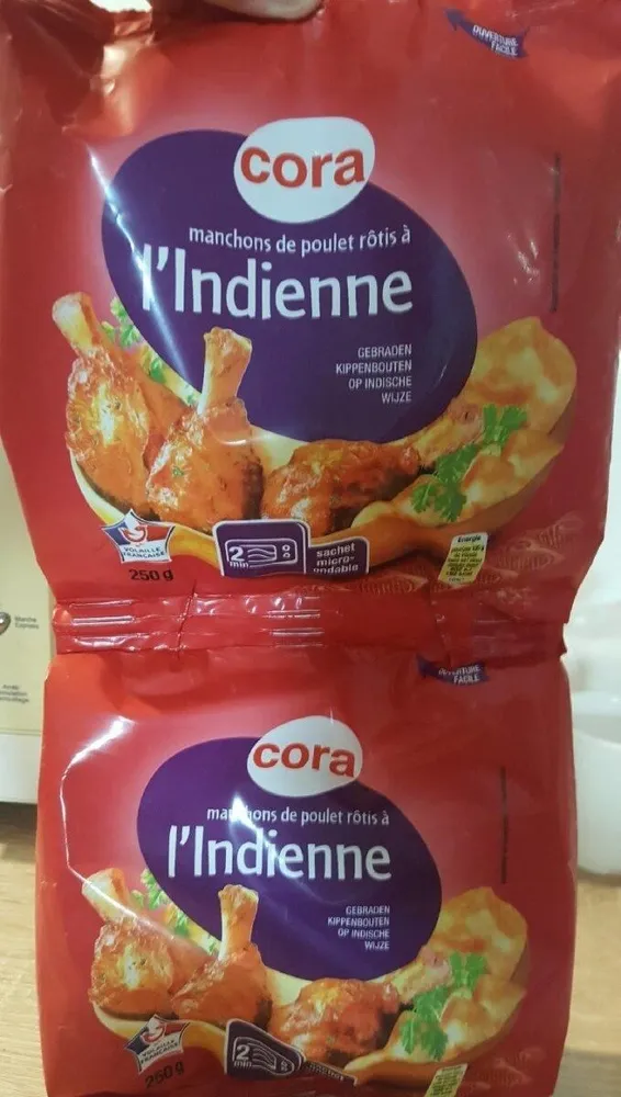 Manchons de poulet rôtis à l'indienne