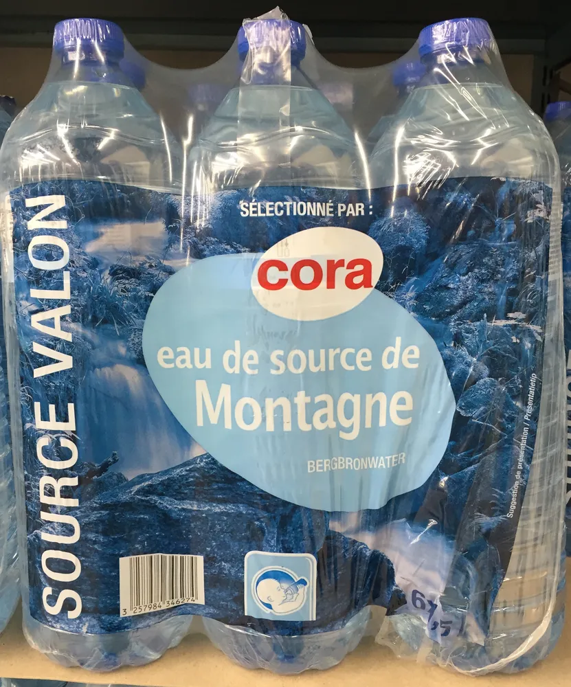 Eau de source de Montagne (source Valon)