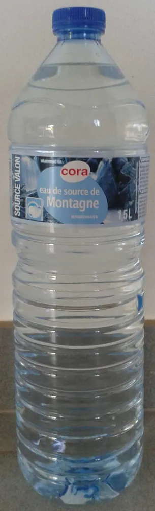 Eau de source de montagne de Valon
