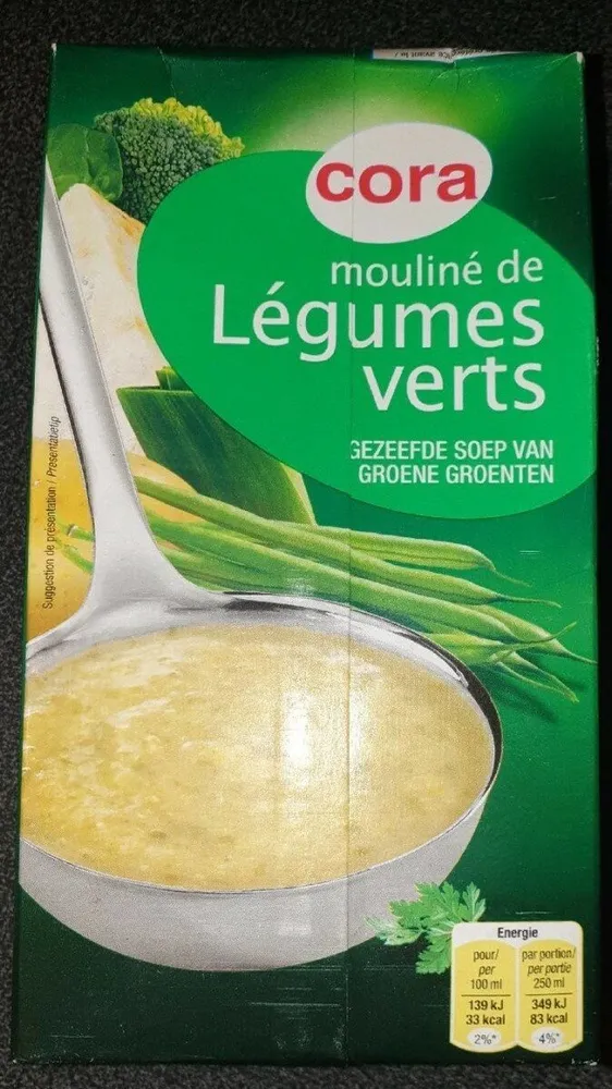 Mouliné de légumes verts