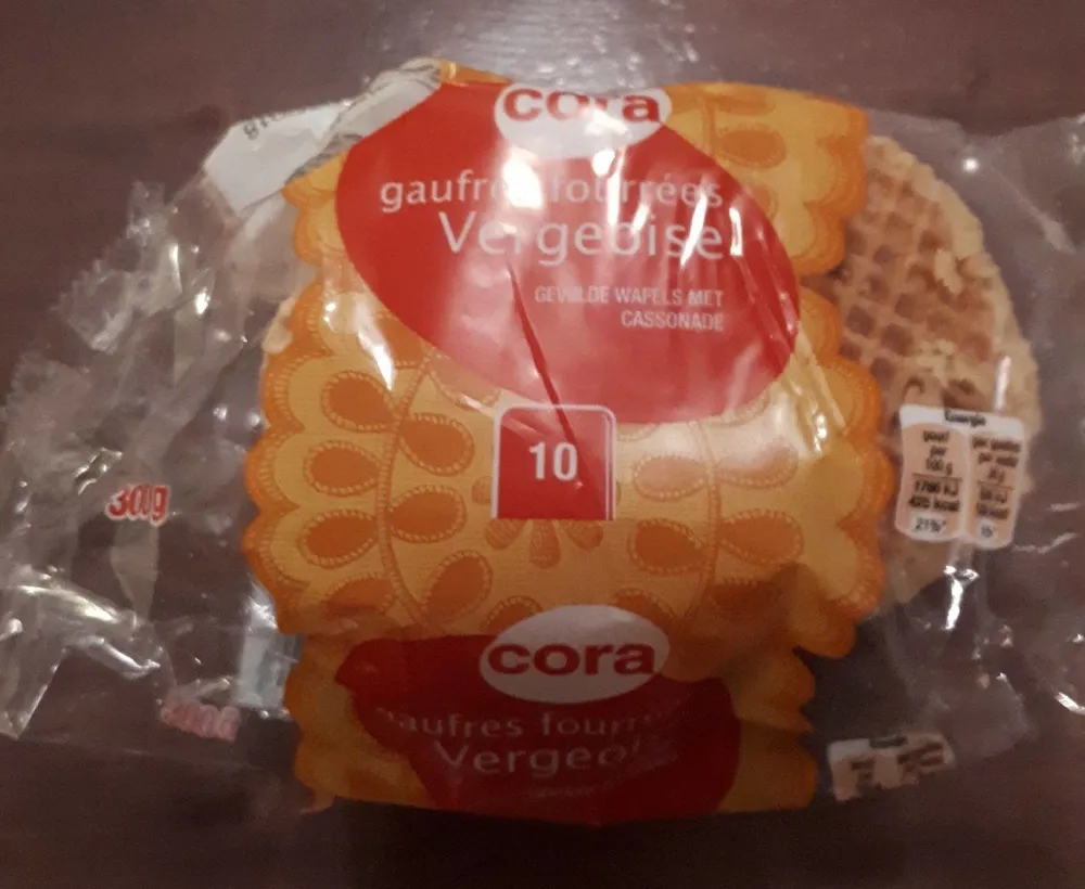 Gaufres Fourrées Vergeoise