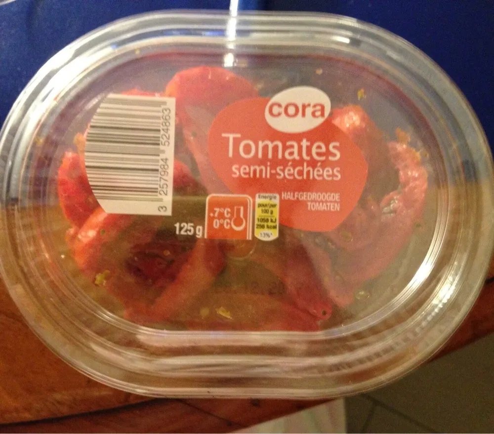 Tomates semi sechees
