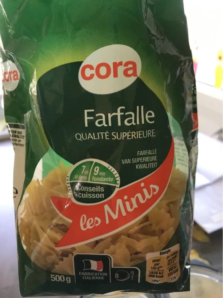 Mini Farfalle aux Carottes et Potiron