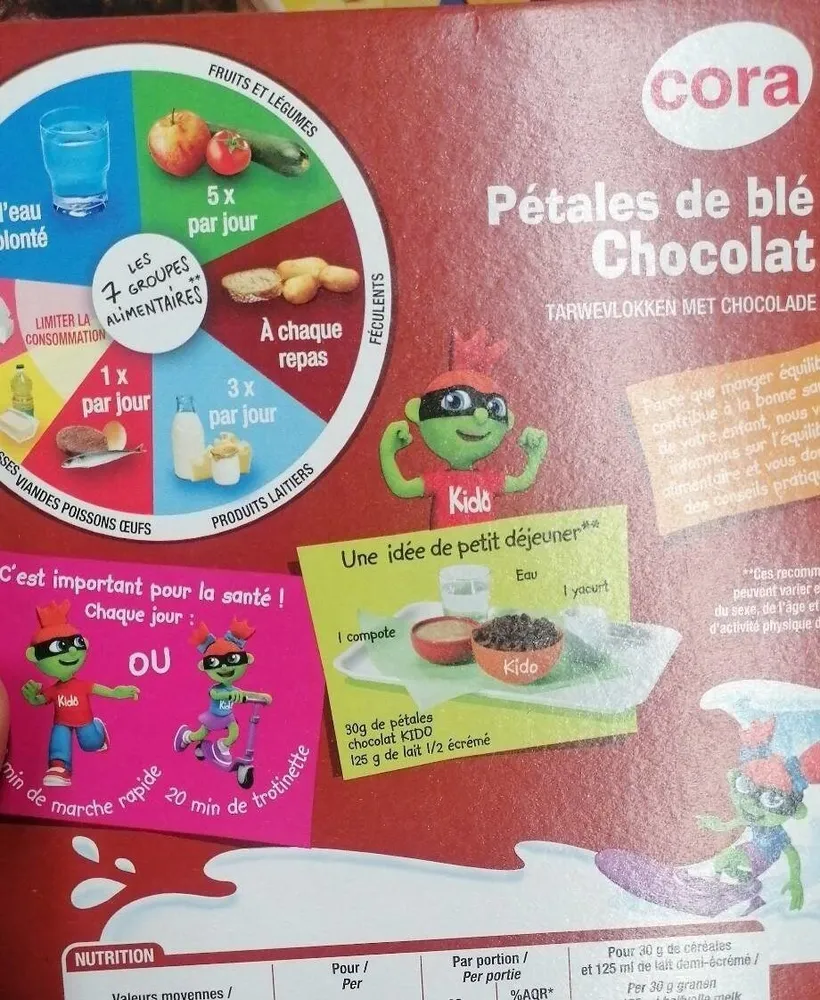 Cora petales de blé chocolat