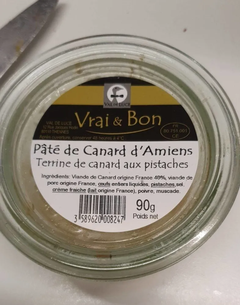 Pâté de canard d'Amiens