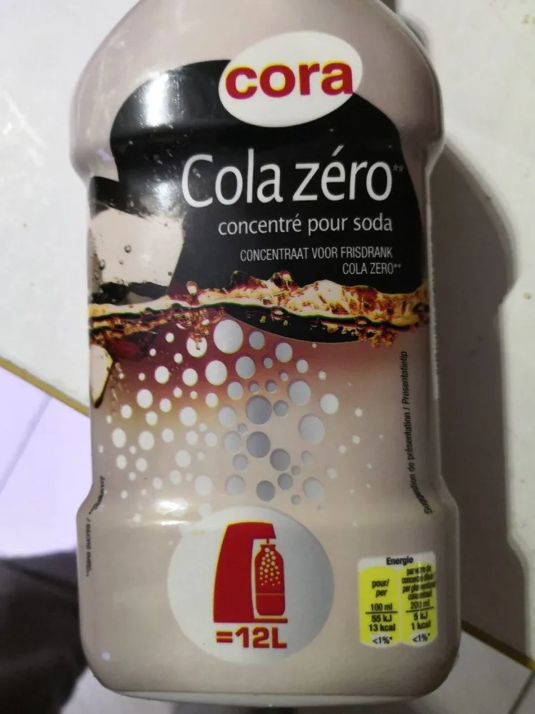 Cola zéro concentré pour soda
