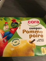 Compote gourde pomme poire (6x90g), 90g