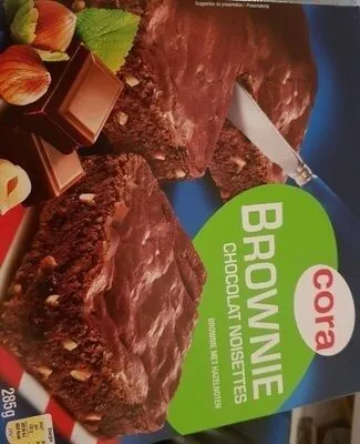 Brownie chocolat noisette