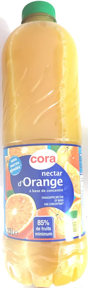 Nectar d'Orange sans sucres ajoutés
