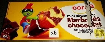 Mini gâteaux marbrées chocolat