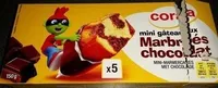 Mini gâteaux marbrées chocolat