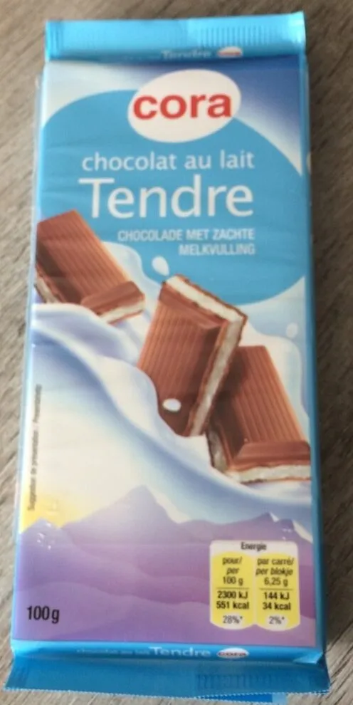 Chocolat au lait tendre