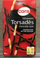 Bâtonnets Torsadés chocolat noir