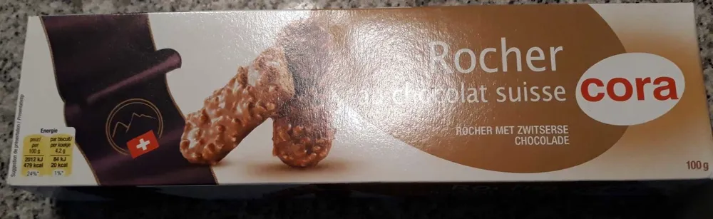 Rocher au chocolat suisse