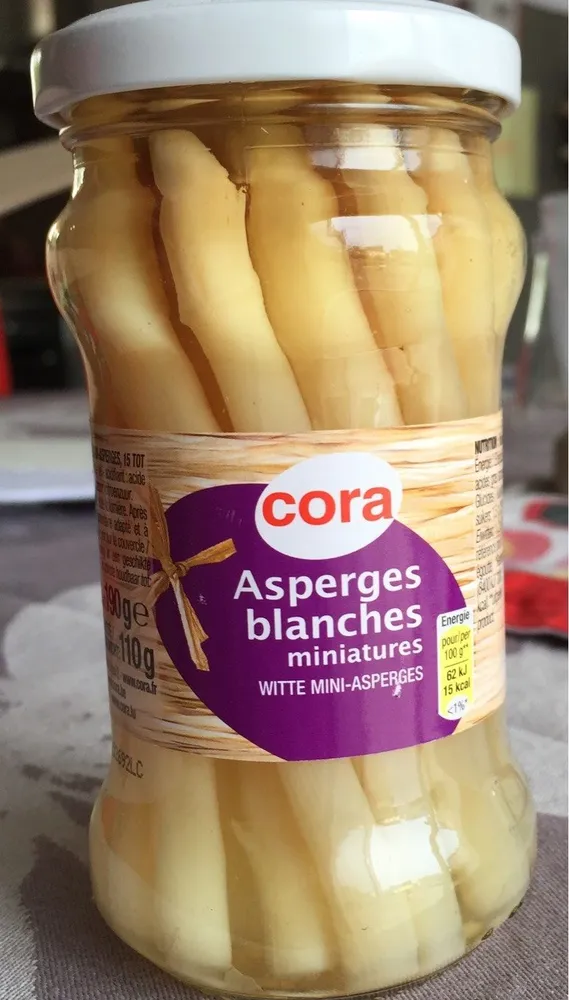 Asperges blanches miniatures, 110g