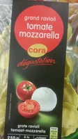 Grand ravioli tomate mozzarella