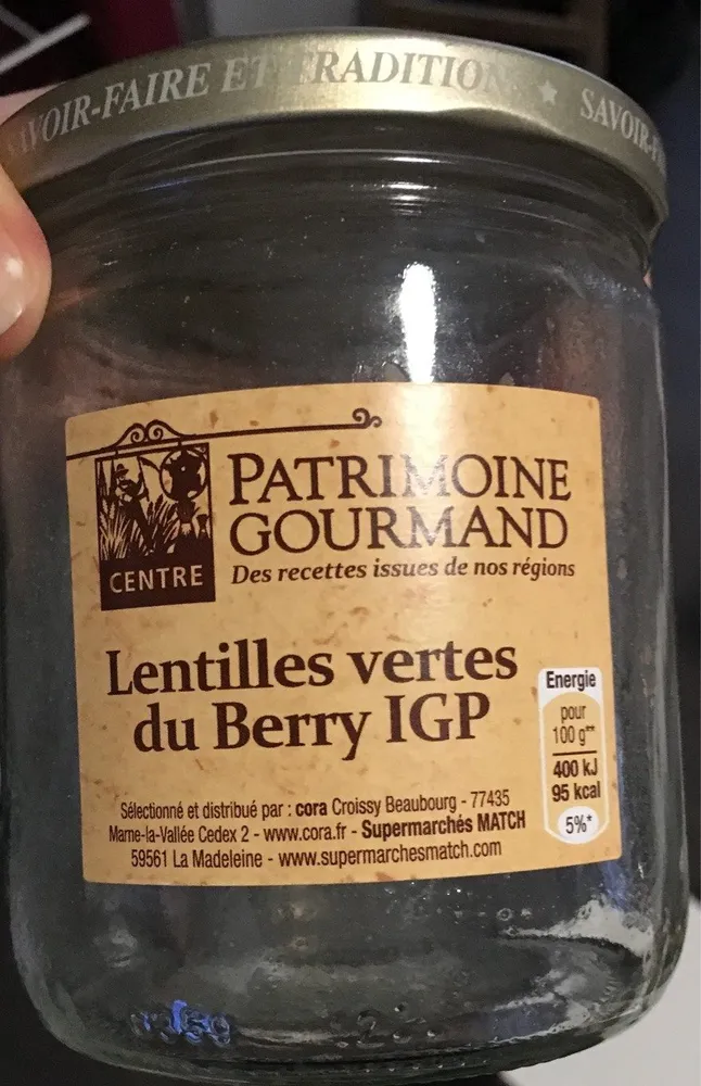 Lentilles vertes du Berry IGP