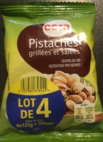 Pistaches grillées et salées