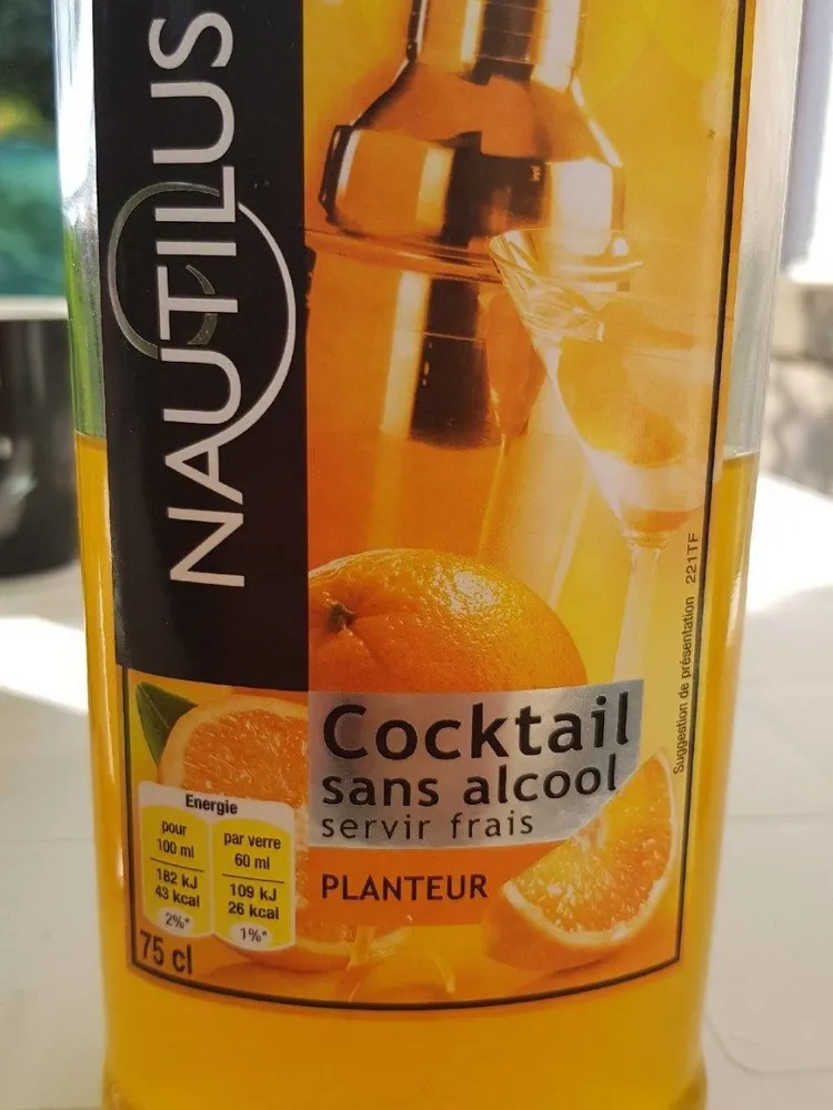 Cocktail sans alcool ( planteur )