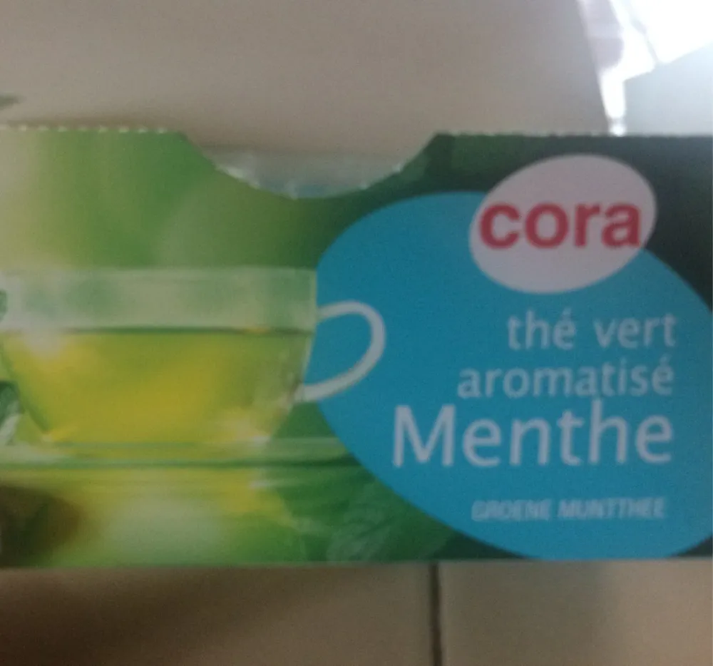 The vert aromatisé à la menthe