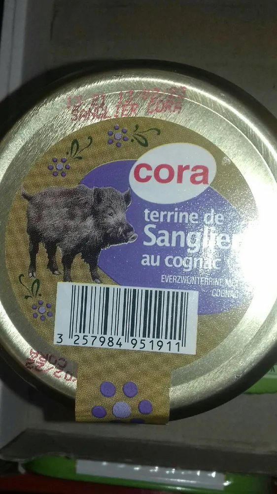 Terrine de sanglier au cognac