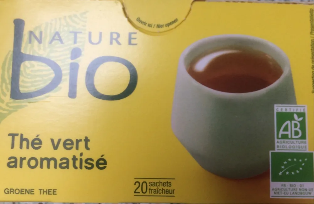 Thé vert aromatisé bio