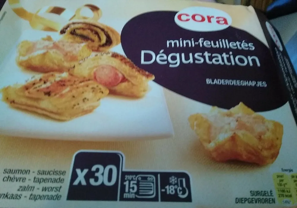 Mini-feuilletes dégustation
