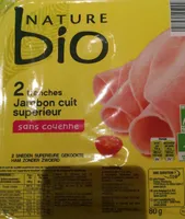 Jambon cuit supérieur sans couenne