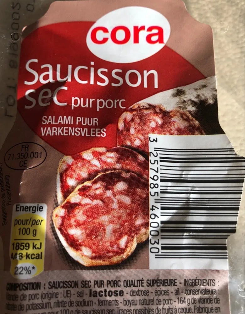 Saussisson sec pur porc