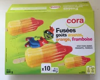 Fusées (ananas, framboises, orange)