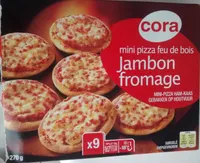Mini pizza jambon fromage