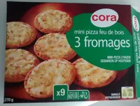 Mini pizza 3 fromages
