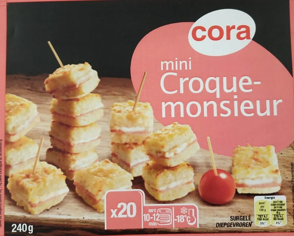 Mini croque monsieur