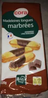 Madeleines longues marbrées