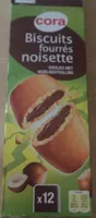 Biscuit fourres noisette