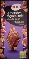 Chocolat au lait amandes figues miel