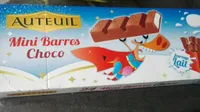 Mini barres choco