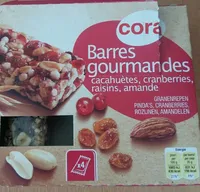 Barres gourmandes