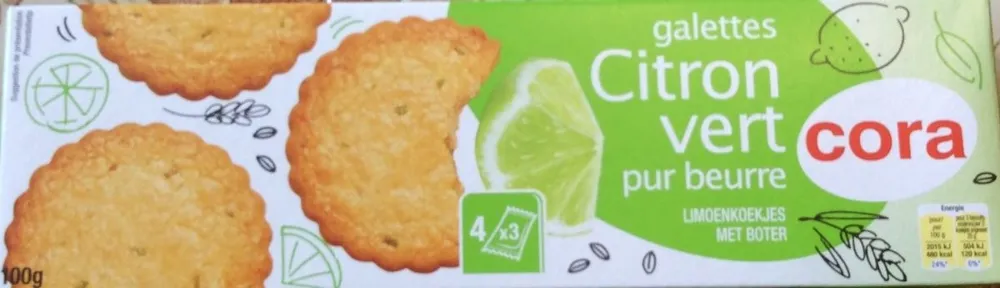 Galettes citron vert