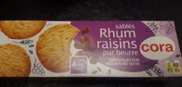 Sablés Rhum Raisins pur beurre
