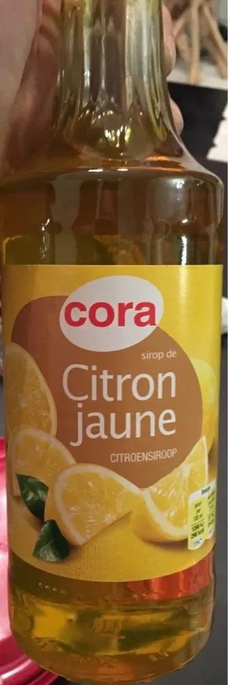 Sirop citron jaune