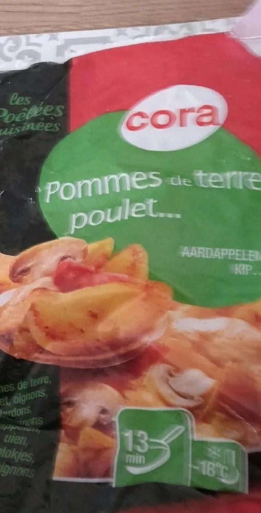 Les poelees cuisinees pommes de terre poulet