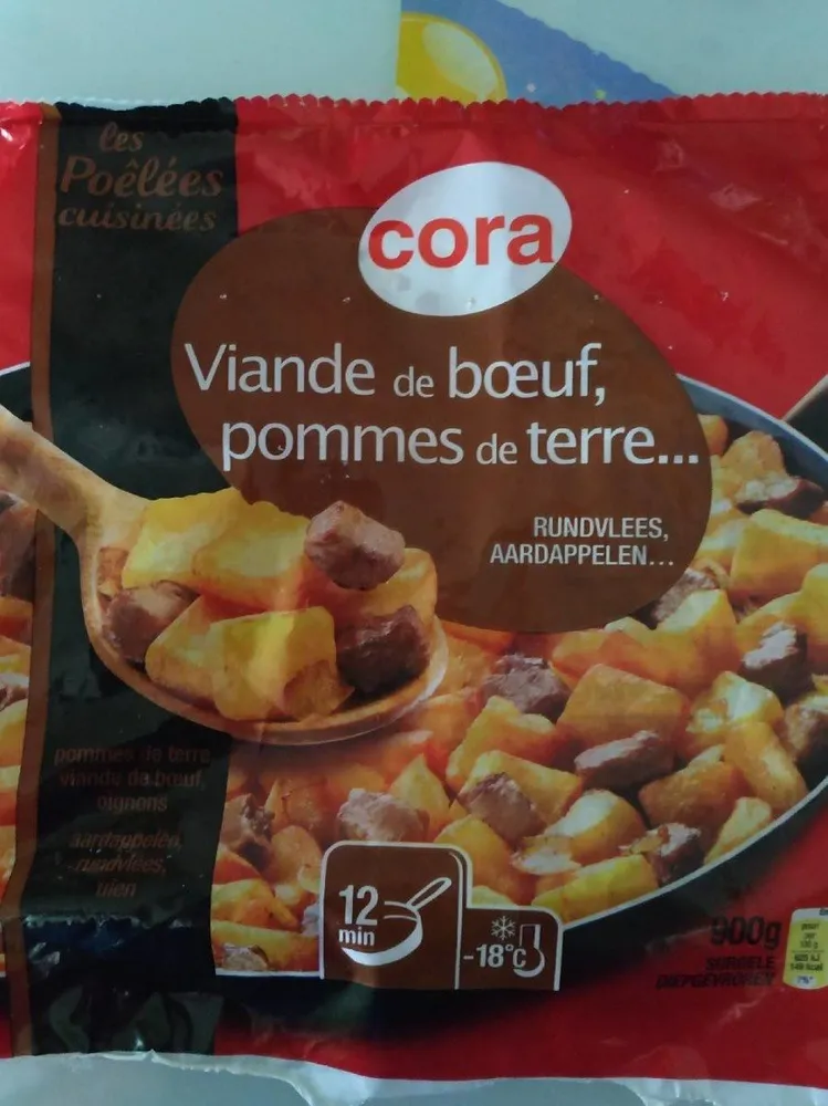 Viande de bœuf, pommes de terre