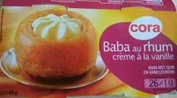 Baba au rhum crème à la vanille