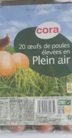 20 oeufs de poules élevées en plein air