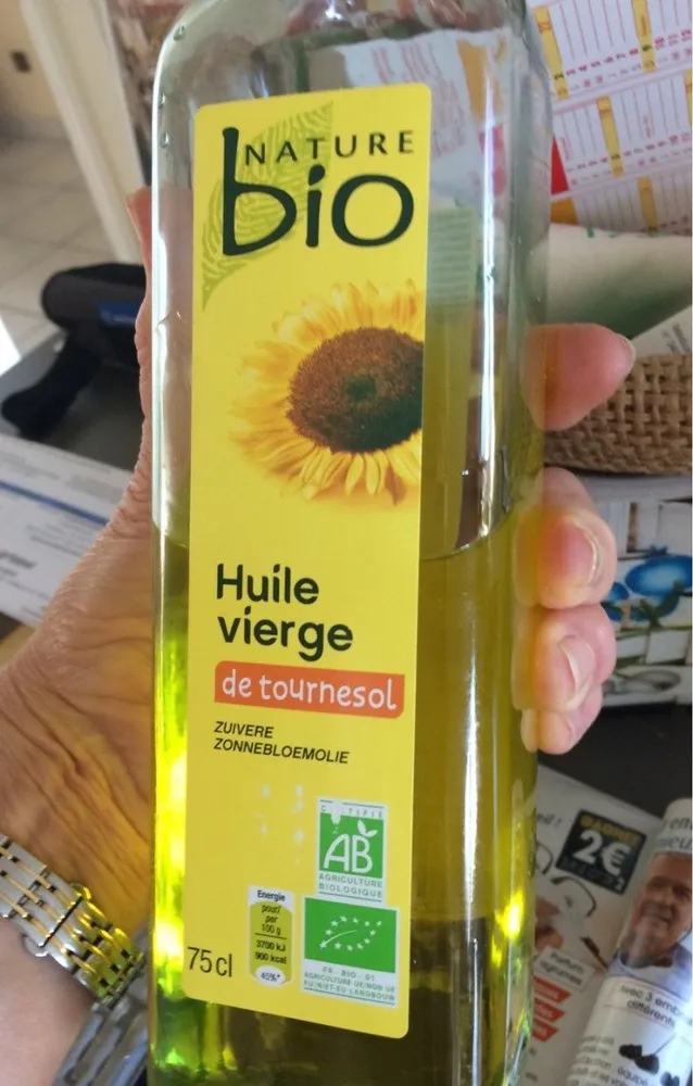 Huile vierge de tournesol