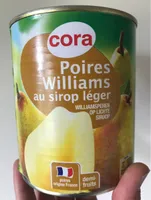 Poires Williams au sirop léger
