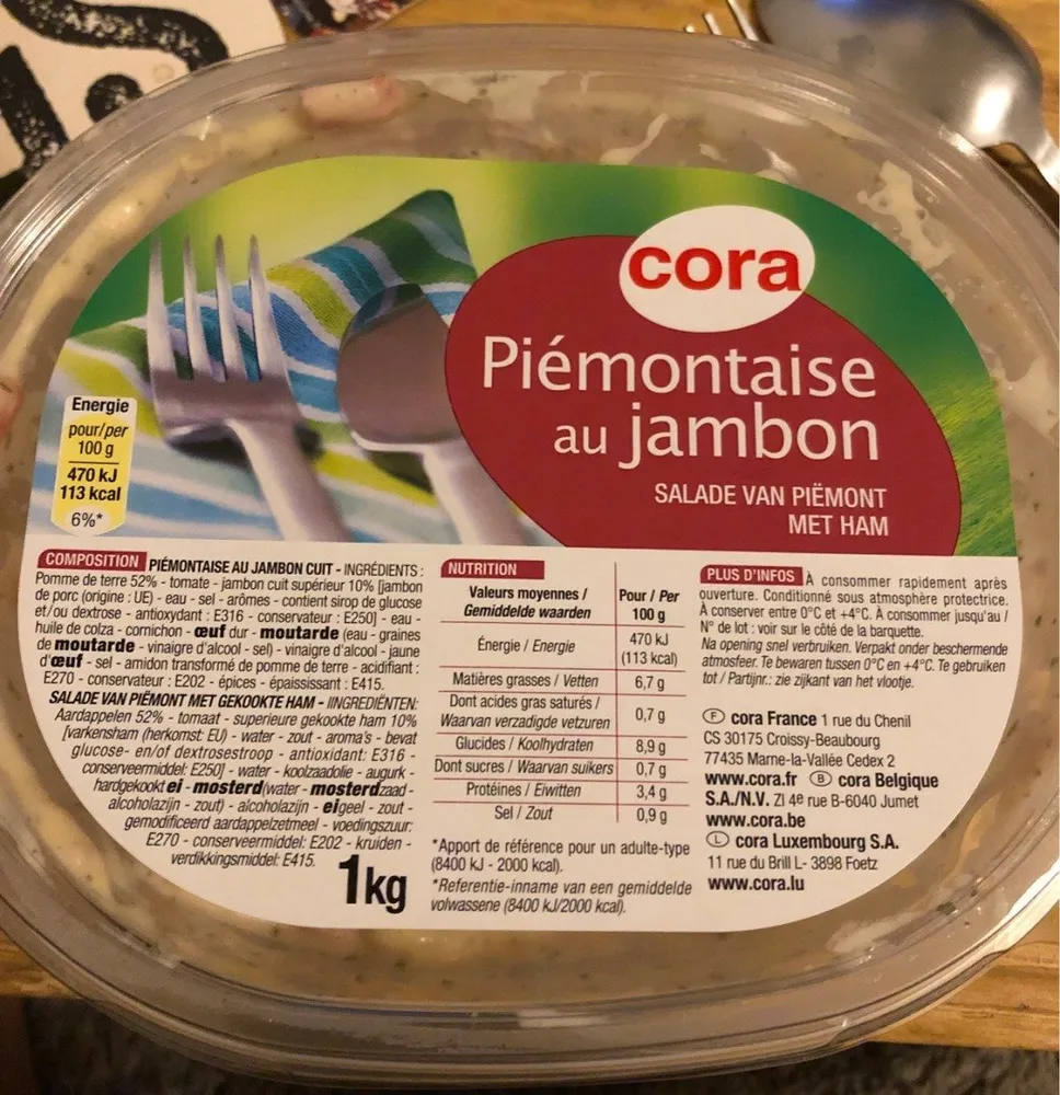Piémontaise au jambon